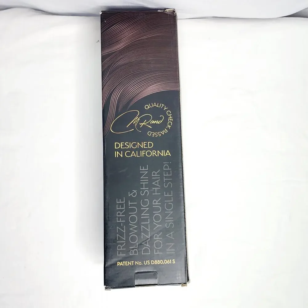 Blowout Hair Dryer Brush, Black Gold Dryer and Volumizer Oval Shape